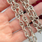 Antique Sterling Silver mariner link Albert chain