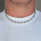 Antique Sterling Silver mariner link Albert chain