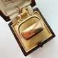 Victorian 9ct gold & carnelian lion fob