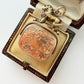 Victorian 9ct gold & carnelian lion fob