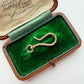 Victorian 9ct gold shepherd's hook charm