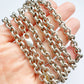 Vintage Sterling silver rolo belcher chain