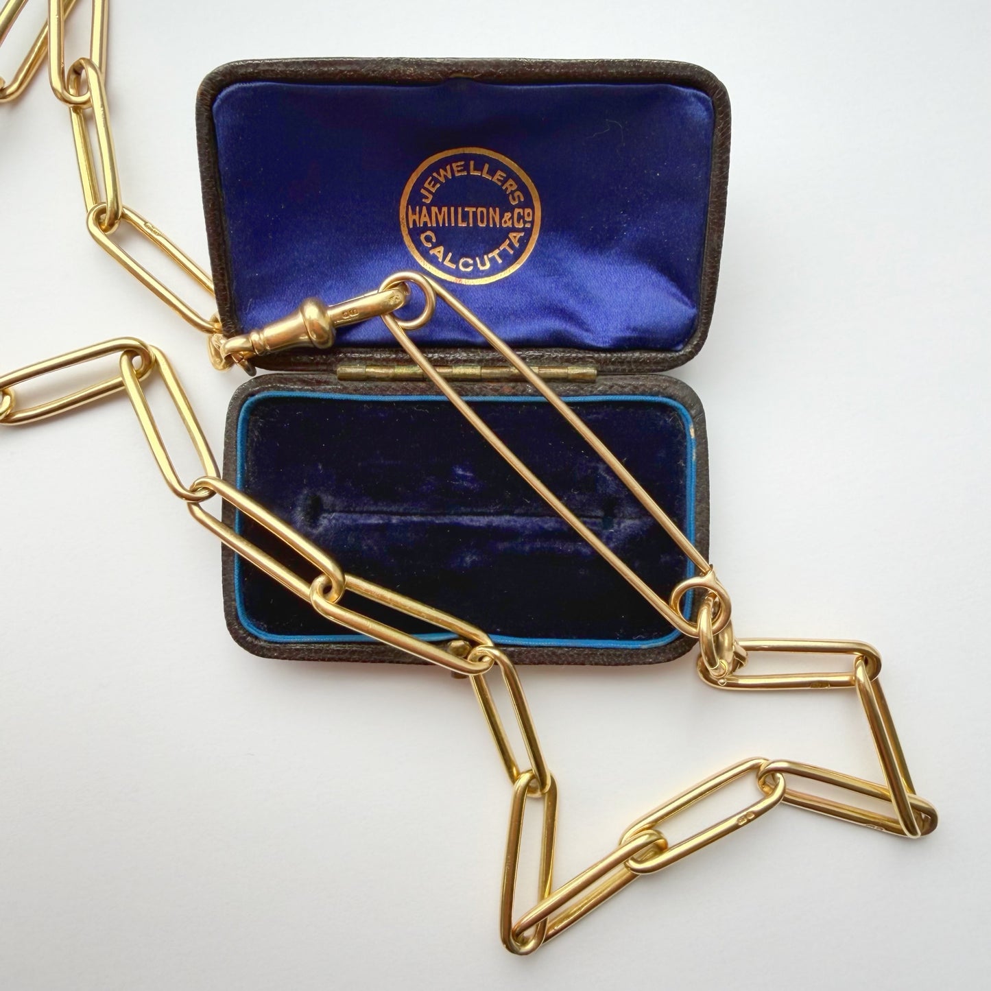 Vintage 14ct gold Tiffany & Co. safety pin