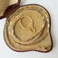 Antique 9ct gold bi-colour watch chain