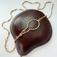 Antique 9ct gold bi-colour watch chain