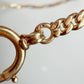 Antique Austrian 14ct gold figaro watch chain