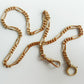 Antique Austrian 14ct gold figaro watch chain