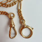 Antique Austrian 14ct gold figaro watch chain