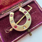 Large Victorian 9ct gold, ruby & old cut diamond pendant