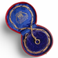 Antique Austrian 14ct gold figaro watch chain