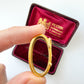 Edwardian 18ct gold & old cut diamond scarf tie