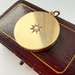Antique 15ct gold & old cut starburst diamond locket