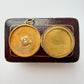 Antique 15ct gold & old cut starburst diamond locket