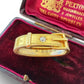 Edwardian 18ct gold & old cut diamond scarf tie