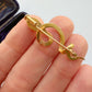 Antique French 18ct gold snake brooch