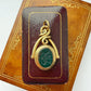 Victorian 18ct gold, lapis & bloodstone spinning locket