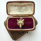 Antique 15ct gold & ruby fox charm