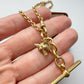 Antique 15ct gold & ruby fox charm
