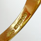 Vintage 18ct gold & diamond startburst set ring