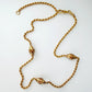 Victorian Etruscan revival 15ct gold rope chain