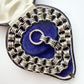 Victorian sterling silver double belcher collar chain