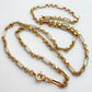 Vintage 9ct gold mixed link chain