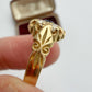 Victorian 18ct gold, diamond & sapphire ring