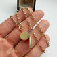 Vintage 9ct gold whistle charm