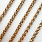 Antique 9ct gold belcher chain