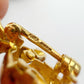 Vintage 18ct gold, diamond & sapphire Jumping Jack charm/pin