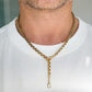 Victorian 15ct gold double belcher chain