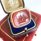 Victorian fox & ship intaglio seal