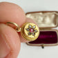 Antique 15ct gold, ruby & diamond charm