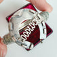 Victorian silver 'Good Luck' bracelet