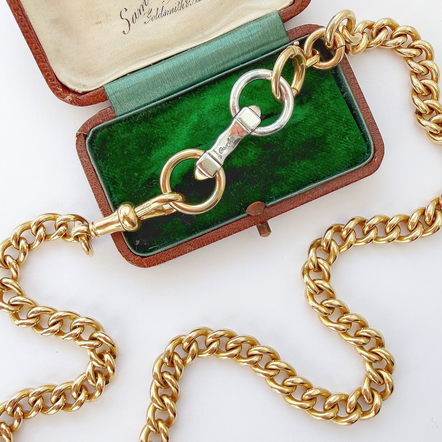 Vintage Cartier bicolour extenders