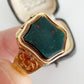 Victorian 18ct gold & bloodstone poison ring