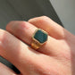 Victorian 18ct gold & bloodstone poison ring
